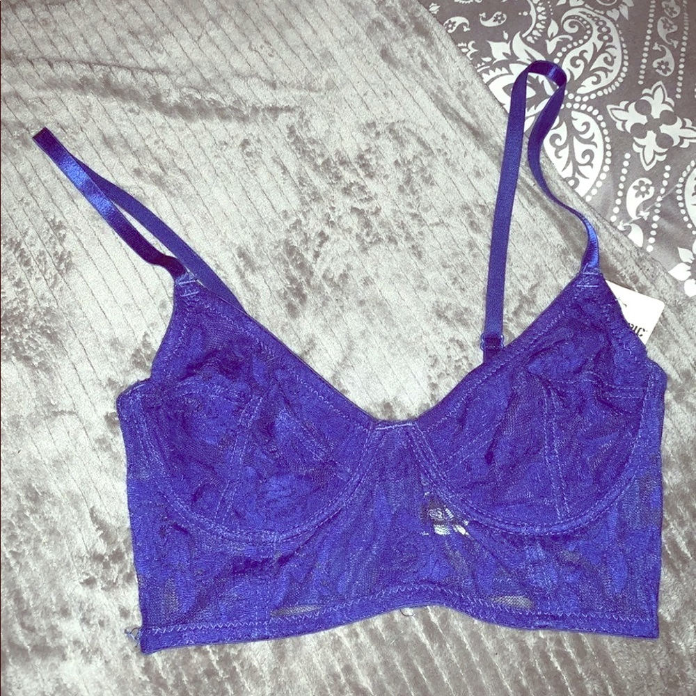 Floral lace bralette